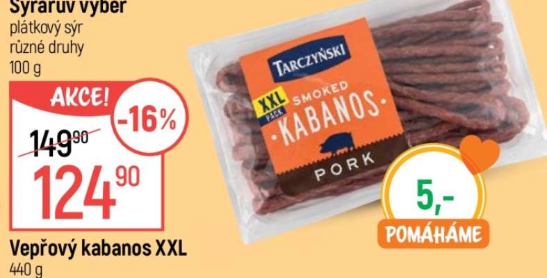 Vepřový kabanos XXL