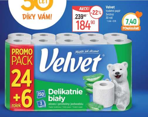 Velvet Toaletní papír