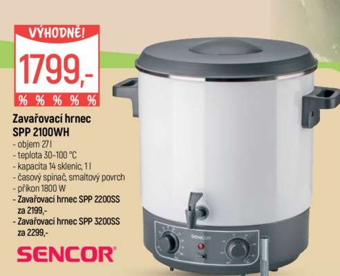 Zavařovací hrnec SPP 2100WH