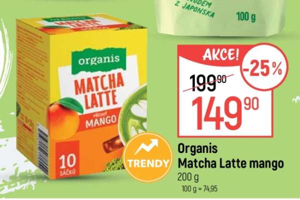 Organis Matcha Latte mango