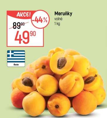 Meruňky volné