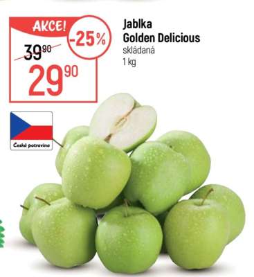 Jablka Golden Delicious