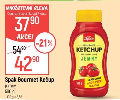 Spak Gourmet kečup jemný