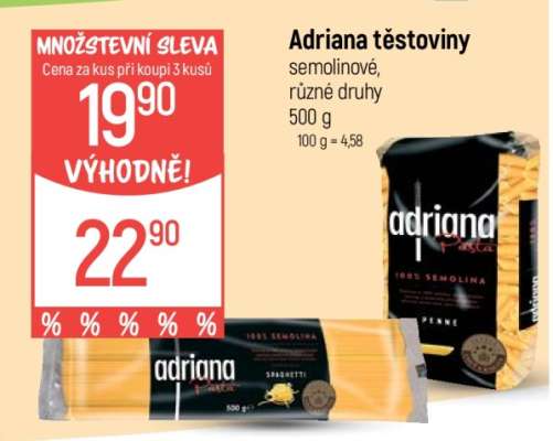 Adriana těstoviny