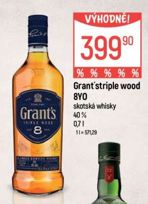 Grant‘s Triple Wood 8YO