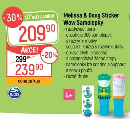 Melissa & Doug Sticker Wow Samolepky