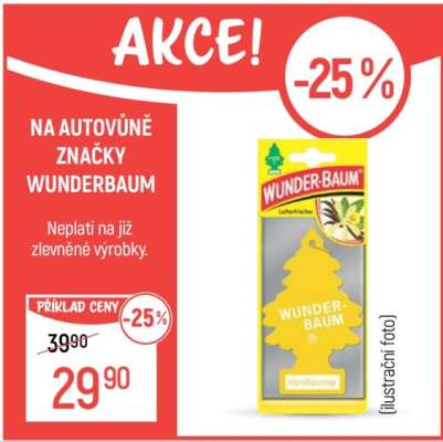 Autovůně značky Wunderbaum