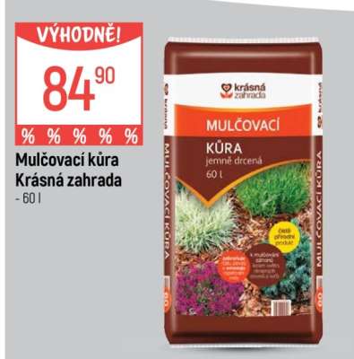 Mulčovací kůra Krásná zahrada