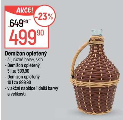 Demižon opletený