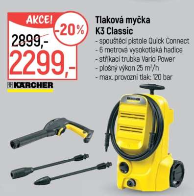Tlaková myčka K3 Classic