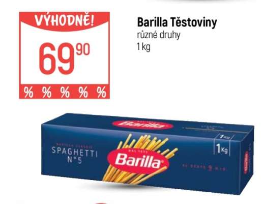 Barilla těstoviny