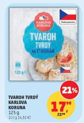 Tvaroh tvrdý Karlova Koruna