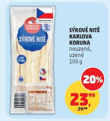 Sýrové nitě Karlova Koruna