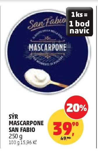 SÝR MASCARPONE SAN FABIO