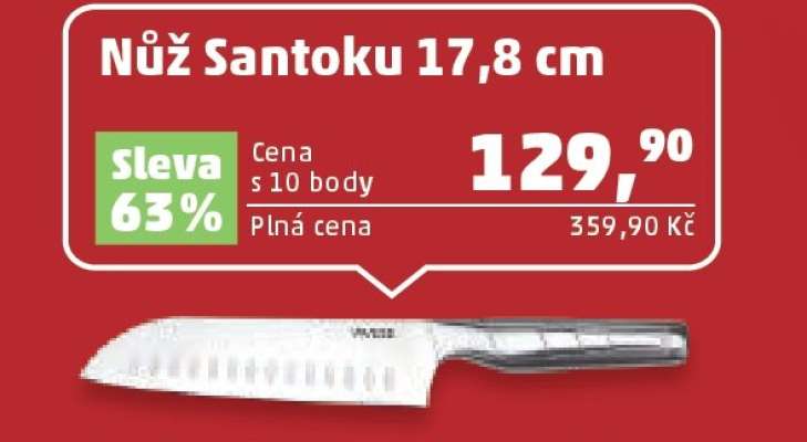 Nůž Santoku 17,8 cm