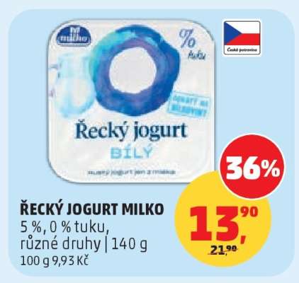 ŘECKÝ JOGURT MILKO