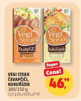 Vegi Steak Čevapčiči, Kukuřízek