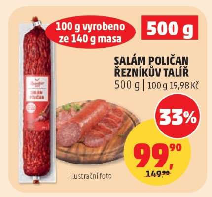SALÁM POLIČAN ŘEZNÍKŮV TALÍŘ