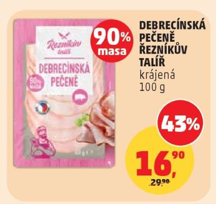 DEBRECÍNSKÁ PEČENĚ ŘEZNÍKŮV TALÍŘ
