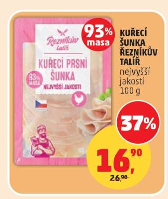 KUŘECÍ ŠUNKA ŘEZNÍKŮV TALÍŘ