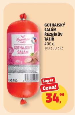 GOTHAJSKÝ SALÁM ŘEZNÍKŮV TALÍŘ