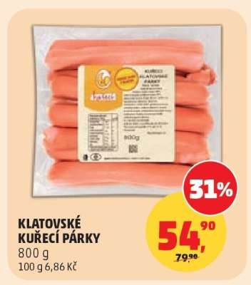 KLATOVSKÉ KUŘECÍ PÁRKY
