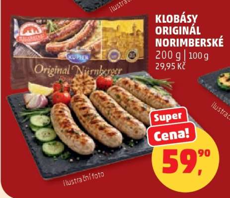 KLOBÁSY ORIGINÁL NORIMBERSKÉ