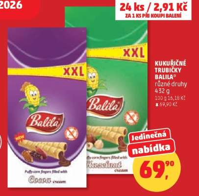KUKUŘIČNÉ TRUBIČKY BALILA*