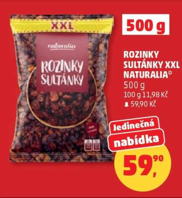Rozinky Sultánky XXL Naturalia