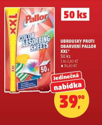 UBROUSKY PROTI OBARVENÍ PALLOR XXL