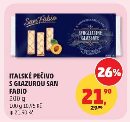 ITALSKÉ PEČIVO S GLAZUROU SAN FABIO*