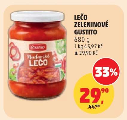 LEČO ZELENINOVÉ GUSTITO