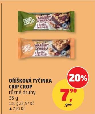 OŘÍŠKOVÁ TYČINKA CRIP CROP