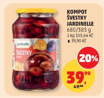 KOMPOT ŠVESTKY JARDINELLE