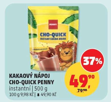 Kakaový nápoj Cho-Quick Penny