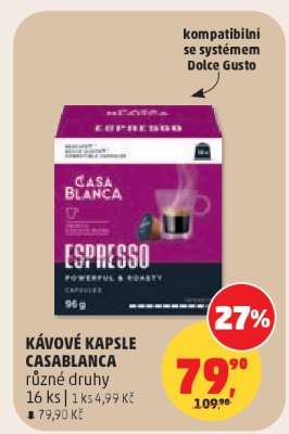 KÁVOVÉ KAPSLE CASABLANCA