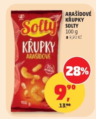 ARAŠÍDOVÉ KŘUPKY SOLTY
