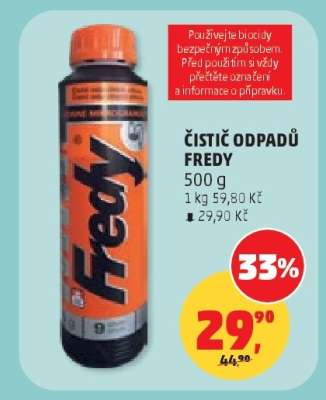 ČISTIČ ODPADŮ FREDY