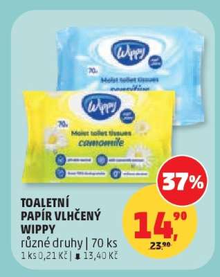 TOALETNÍ PAPÍR VLHČENÝ WIPPY