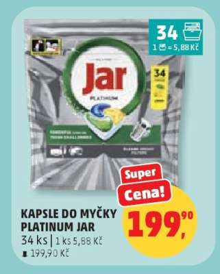 KAPSLE DO MYČKY PLATINUM JAR*