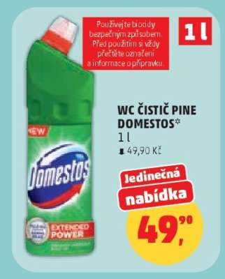 WC ČISTIČ PINE DOMESTOS*