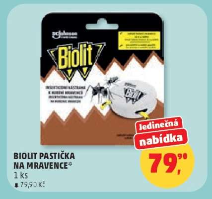 BIOLIT PASTIČKA NA MRAVENCE