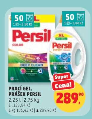 Prací gel, prášek Persil