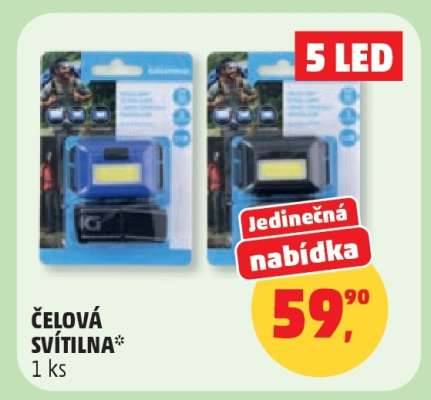 Čelová svítilna