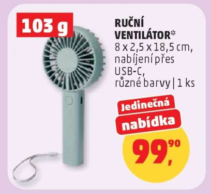 RUČNÍ VENTILÁTOR