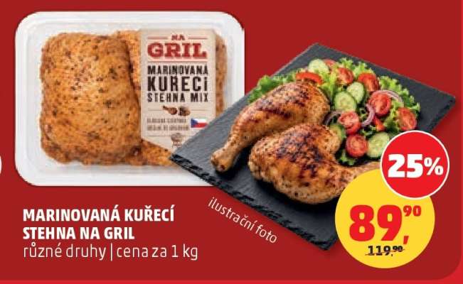 MARINOVANÁ KUŘECÍ STEHNA NA GRIL