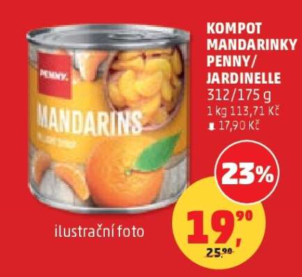 KOMPOT MANDARINKY PENNY/JARDINELLE