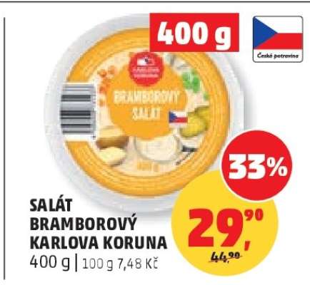 SALÁT BRAMBOROVÝ KARLOVA KORUNA