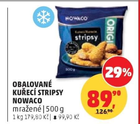 OBALOVANÉ KUŘECÍ STRIPSY NOWACO