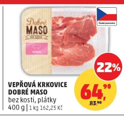 Vepřová krkovice Dobré maso